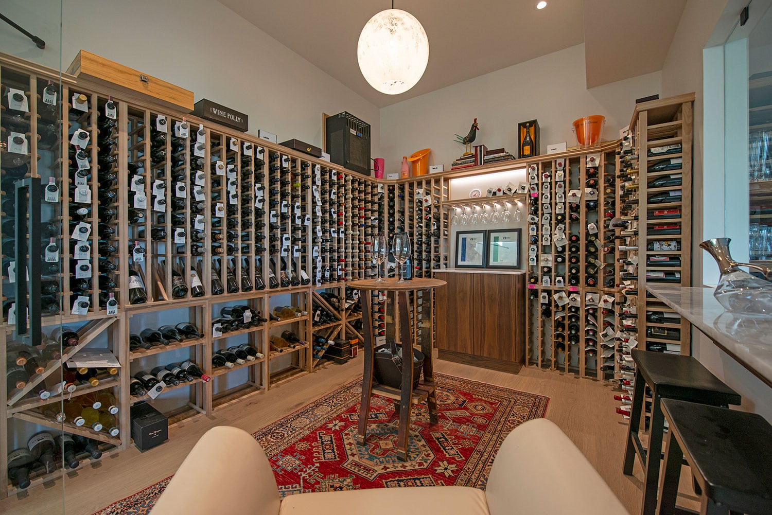 All Elements La Montèe wine room